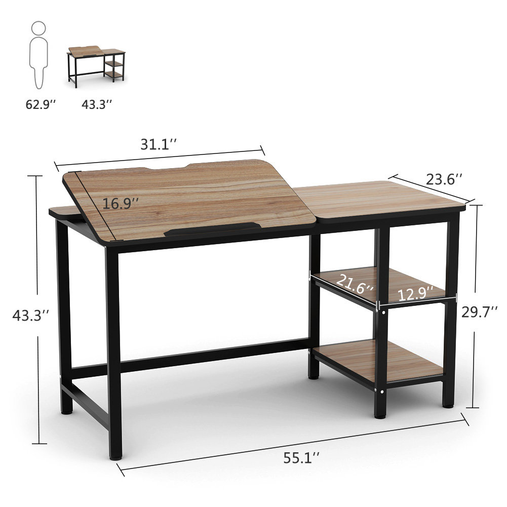 Inbox Zero Drafting Table & Reviews Wayfair